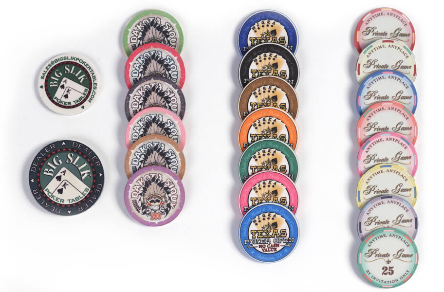 Poker Chips - Big Slik Poker Tables